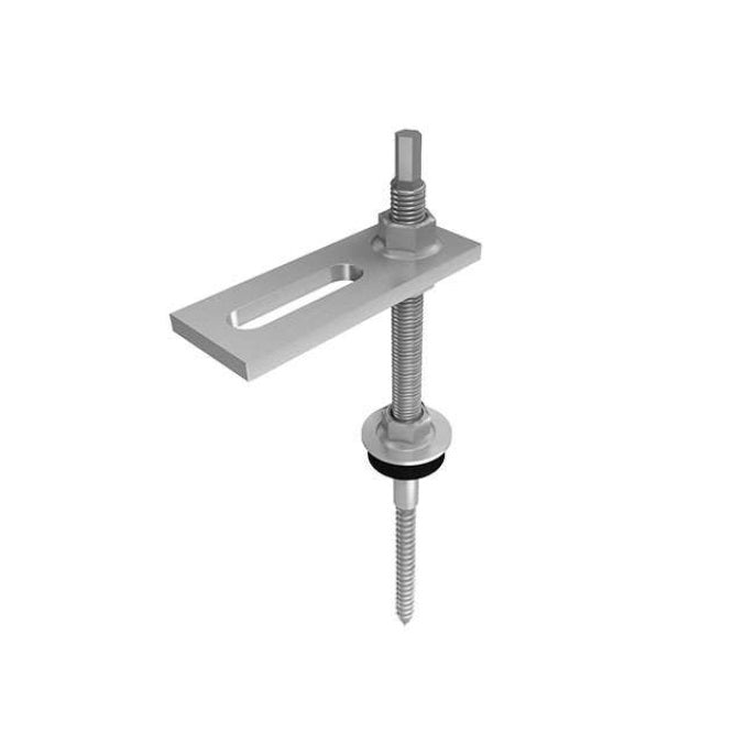 Vis double-filetage M12x200 avec plaque pour rail