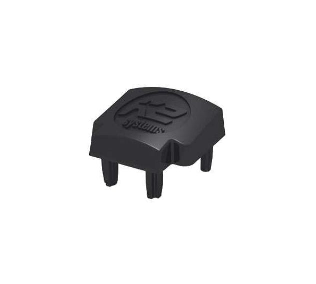 Cache d'extrémité rail de base K2 SolidRail 37 - noir