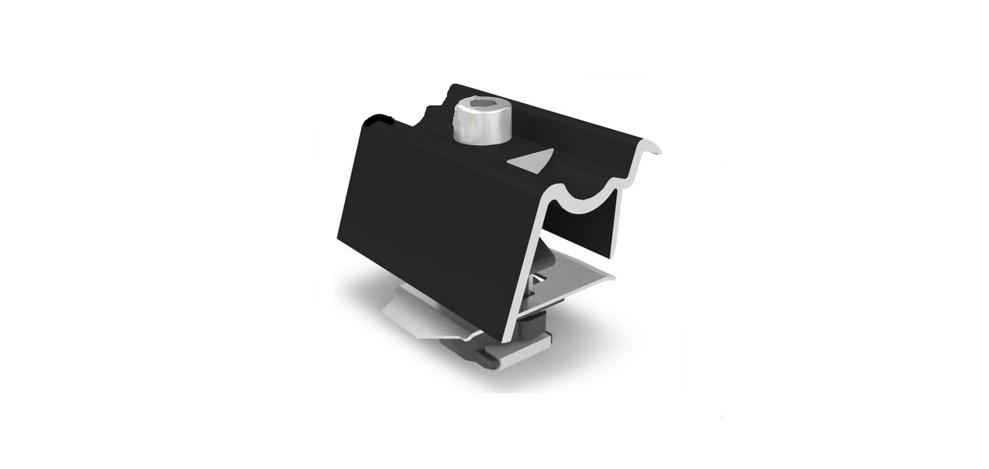 Bride d'extrémité EC SET Clamp 30-40 Hybrid BLACK