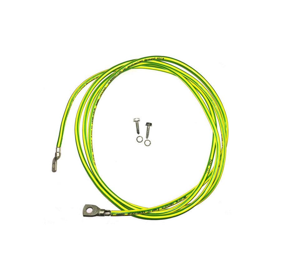 Fil de mise à terre 10mm2 avec cosses et vis