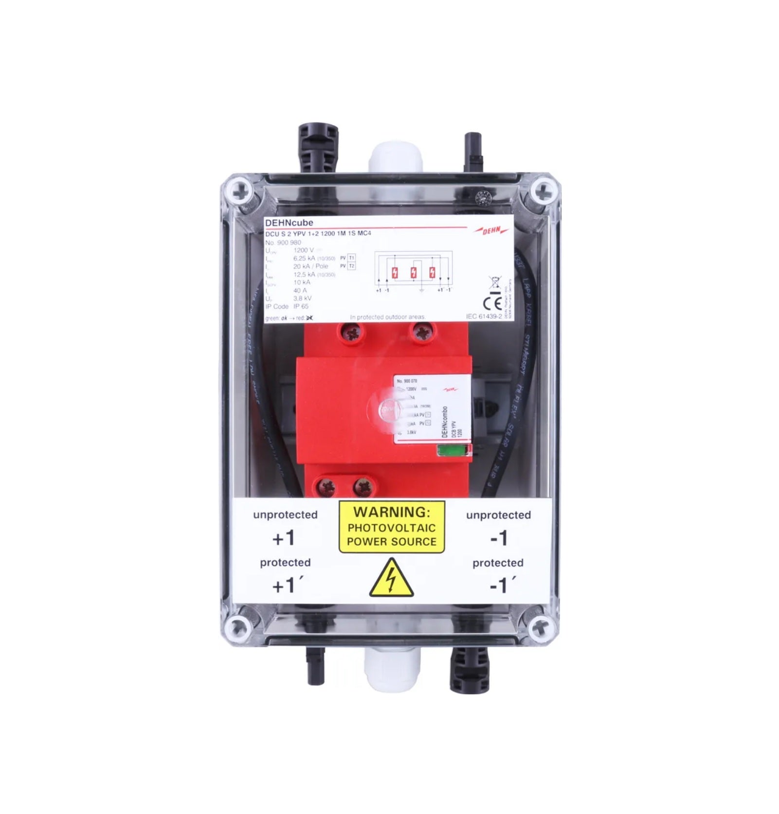 DEHNcube S 2 YPV 1+2 1200 1M 1S MC4