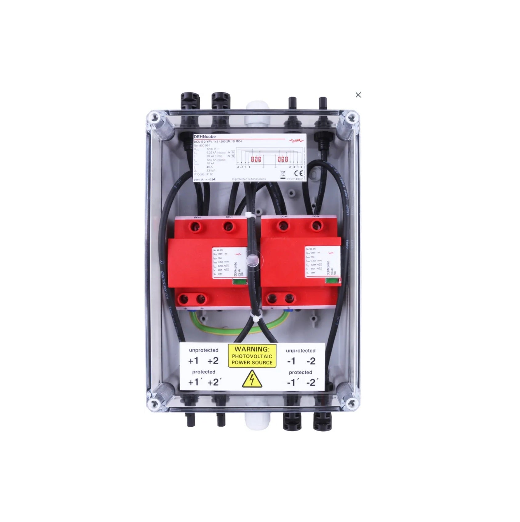 DEHNcube S 2 YPV 1+2 1200 2M 1S MC4